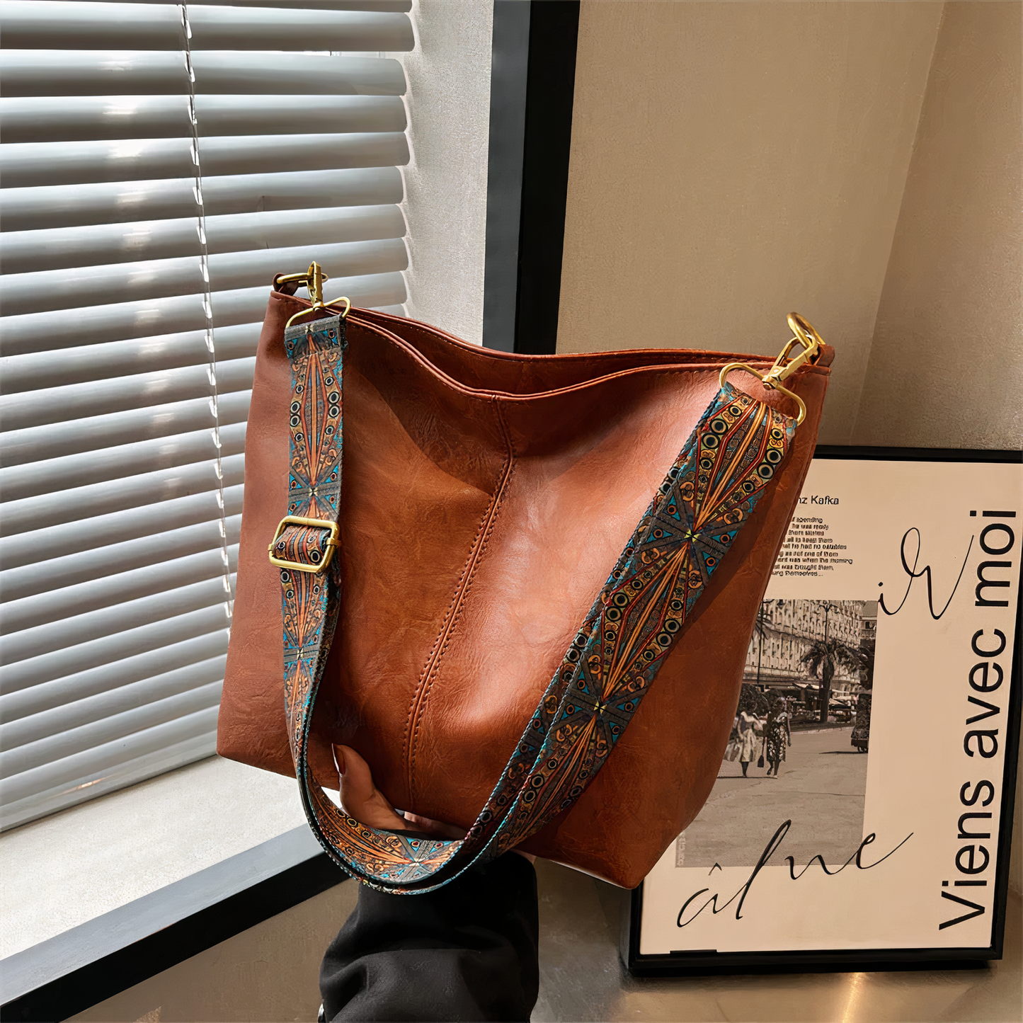 Lala | Vintage leren tas
