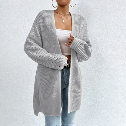 Caudalie Cardigan | Lang Gebreid vest met subtiele details voor dames