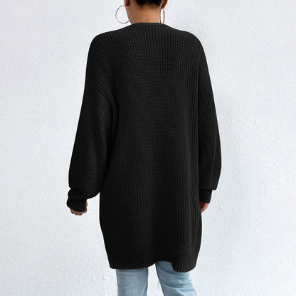 Caudalie Cardigan | Lang Gebreid vest met subtiele details voor dames