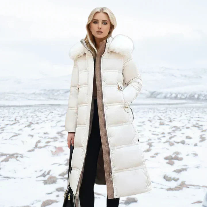 Beaumont Parka | Lange Waterdichte puffer winterjas met bontkraag voor dames
