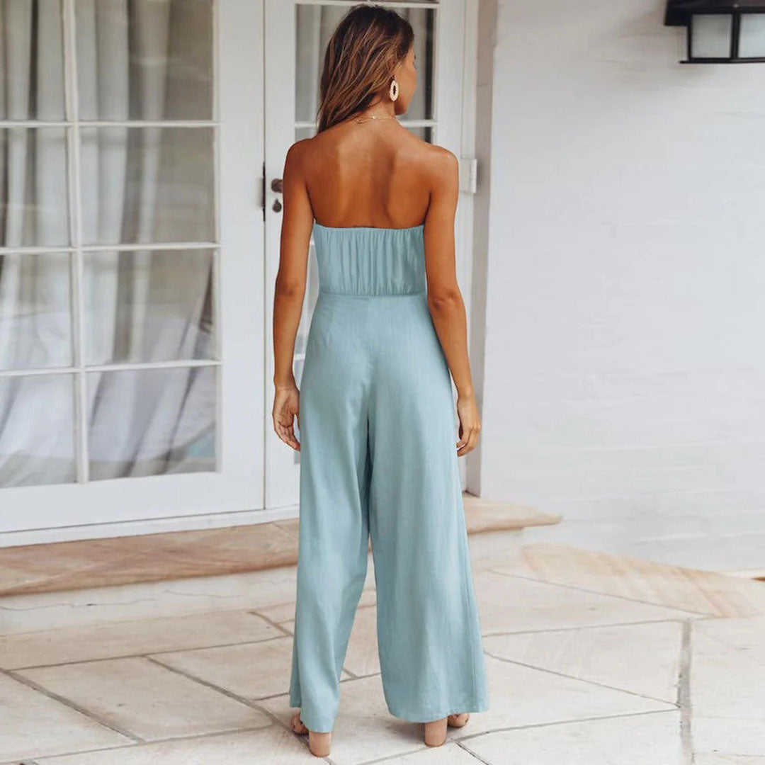 Jasmin | strapless elegante jumpsuit