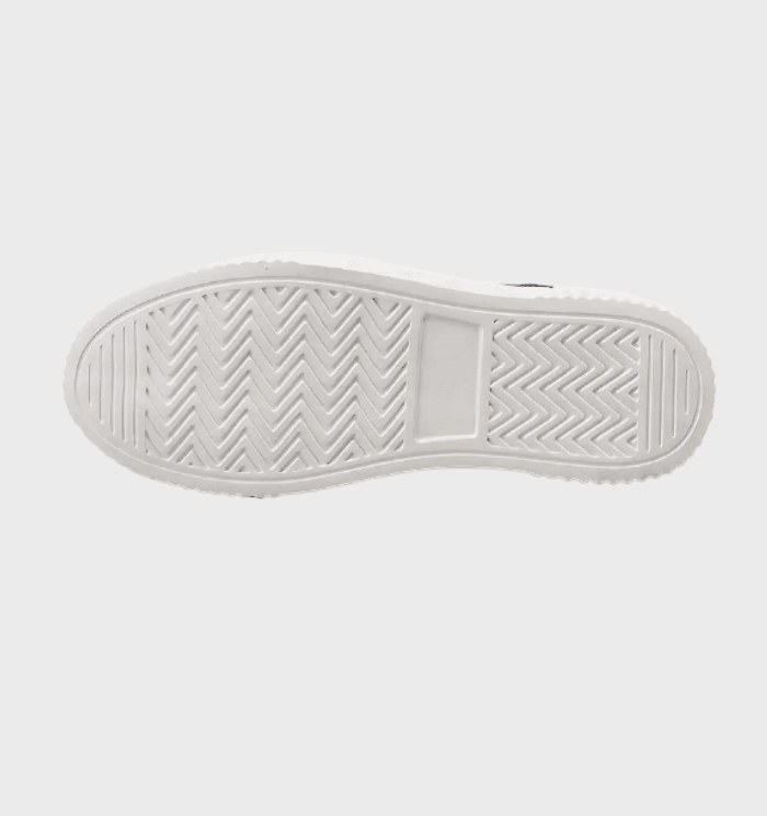 Huck - Tweekleurige halfhoge sneakers voor heren met patroonontwerp schoenen