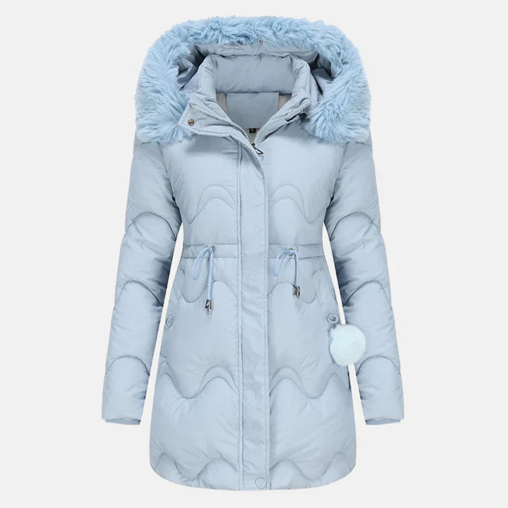 Atelier Parka | Luxe Warme Lange winterjas voor dames met bontkraag