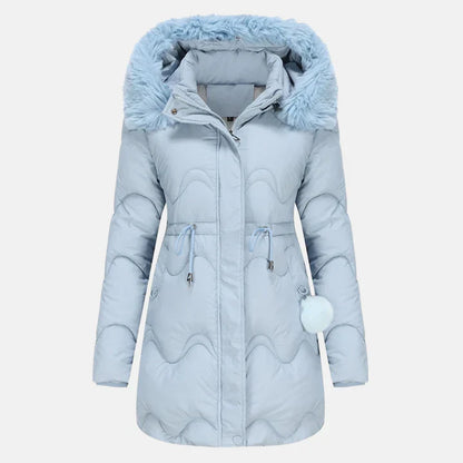 Atelier Parka | Luxe Warme Lange winterjas voor dames met bontkraag