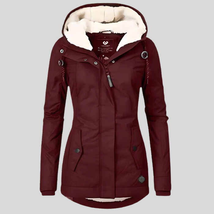 ModeParisienne® Teresa - Lange Waterdichte Winterjas met Capuchon & Voering