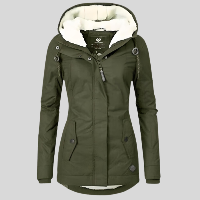 ModeParisienne® Teresa - Lange Waterdichte Winterjas met Capuchon & Voering