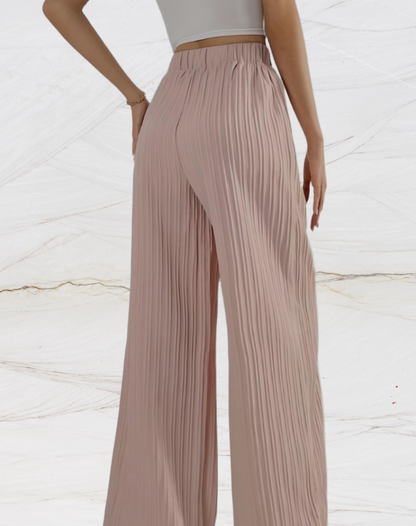 Melisa | Broek met wijde pijpen en horizontale voering