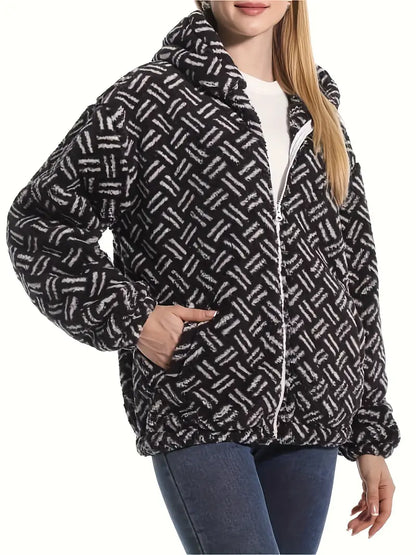 Elegante jas met ritssluiting - Maryam