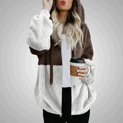 Laney - Pluizige Dames Teddy Hoodie