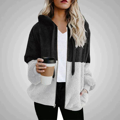 Laney - Pluizige Dames Teddy Hoodie
