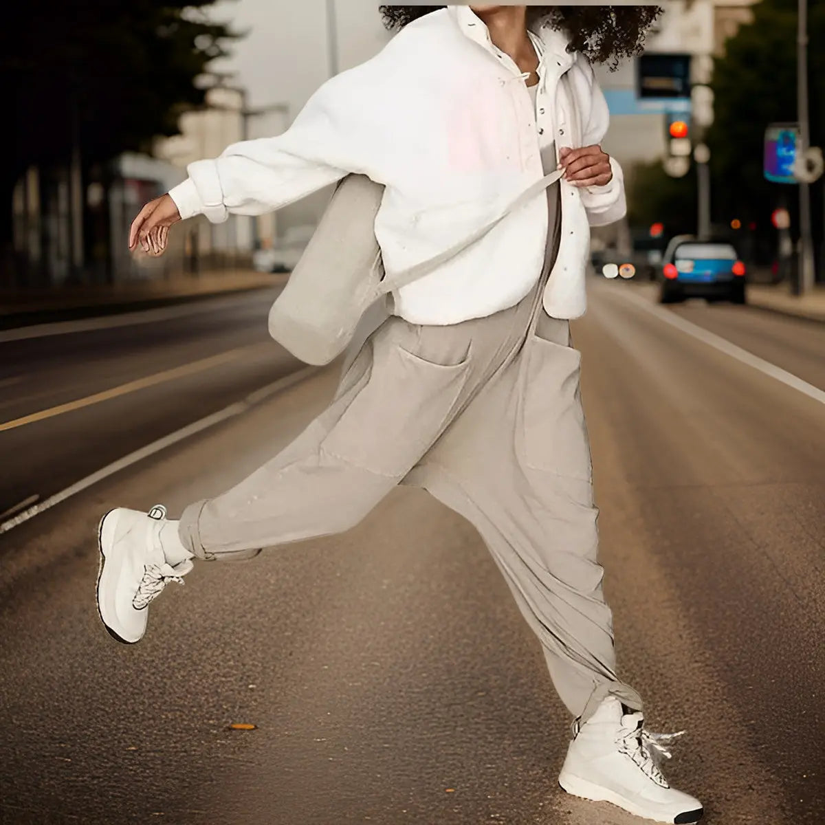 Carla | ademende zomer jumpsuit met wijde pijpen voor dames