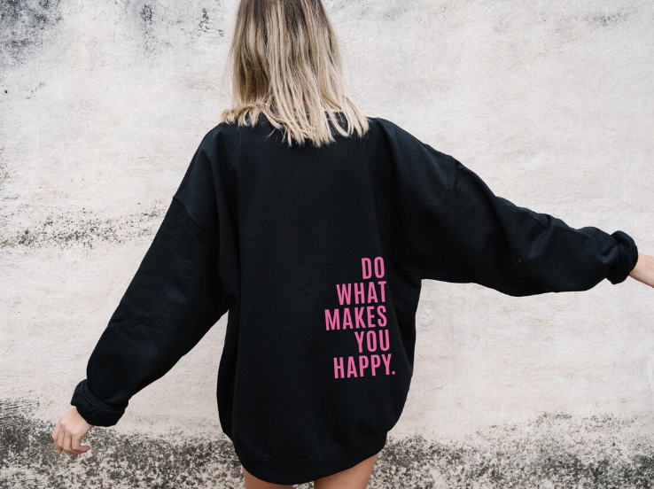 Anne | hoodie met motiverende tekst