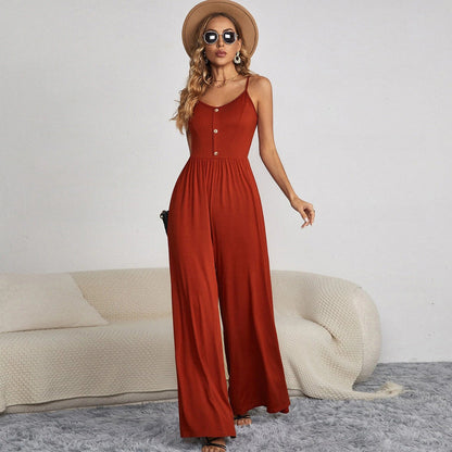 Jumpsuit met brede benen | Peri