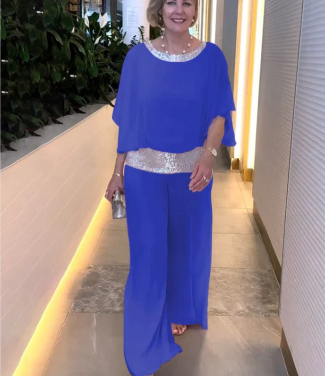 Isa | elegante jumpsuit met pailletten