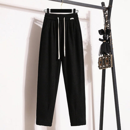 Effen warme broek voor dames