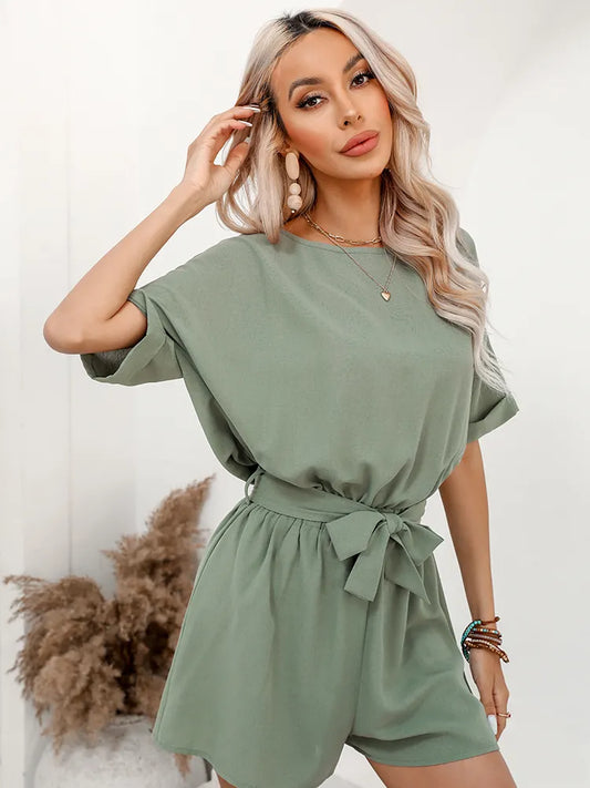 Playsuit met ceintuur