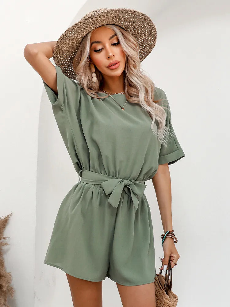 Playsuit met ceintuur