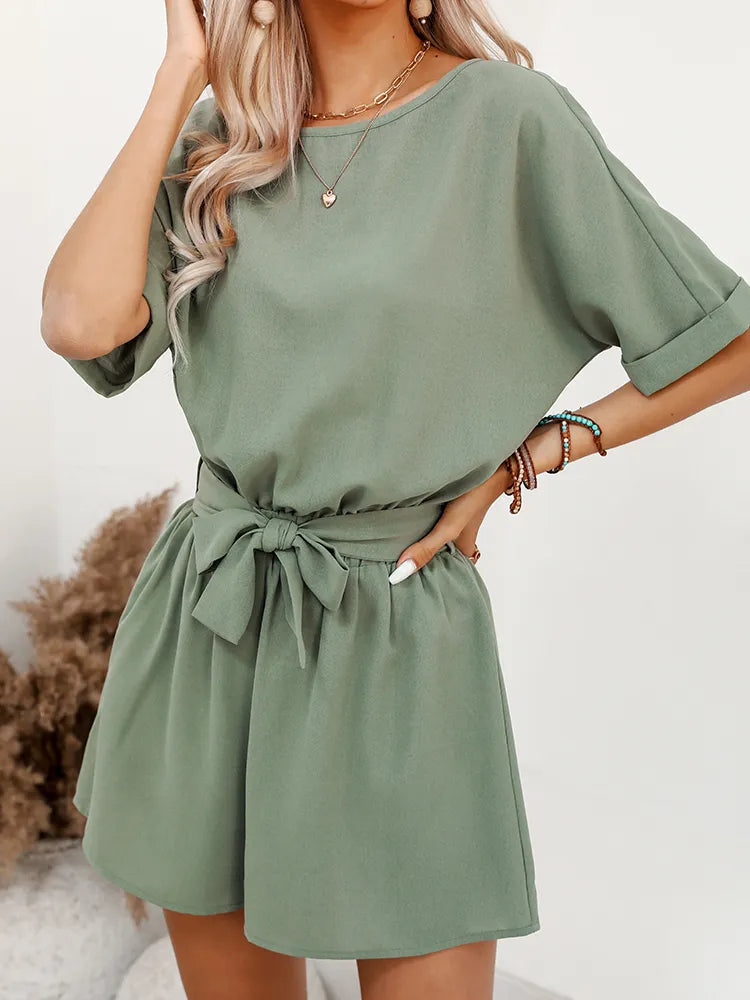 Playsuit met ceintuur