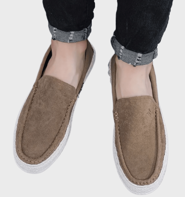Watson -  Klassieke bruine loafers voor heren voor dagelijks gebruik schoenen