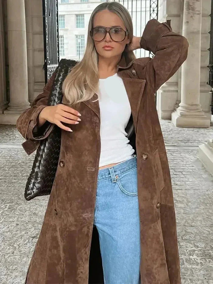 Trendy jas van imitatieleer - Sierra
