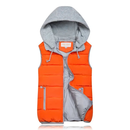 Celine Bodywarmer | Casual gewatteerde bodywarmer met capuchon voor dames