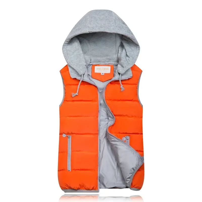 Celine Bodywarmer | Casual gewatteerde bodywarmer met capuchon voor dames