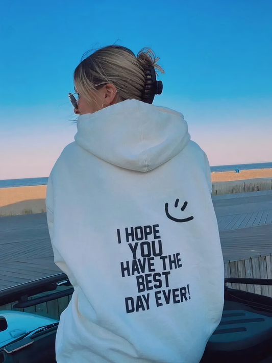 ModeParisienne® Alyana | Positieve Verklaring Hoodie voor Vrouwen | Versterk Je Dag