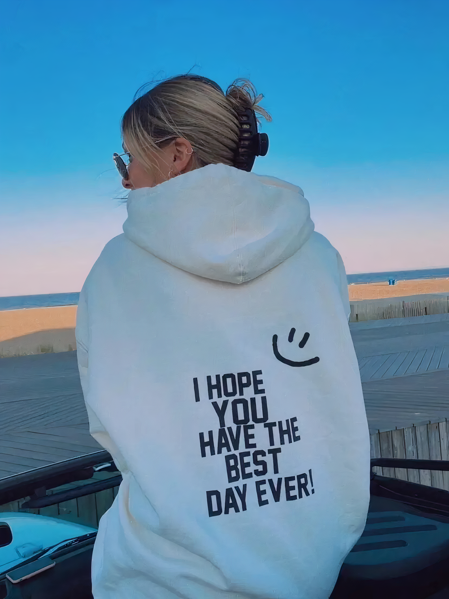 ModeParisienne® Alyana | Positieve Verklaring Hoodie voor Vrouwen | Versterk Je Dag