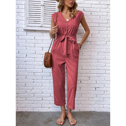 Sapphire | Elegante jumpsuit met v-hals