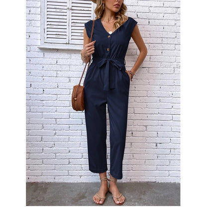 Sapphire | Elegante jumpsuit met v-hals