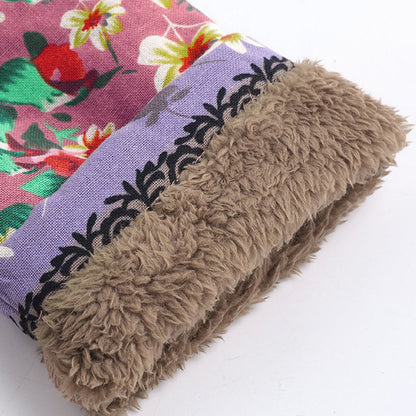 Verda - Lange teddyjas met capuchon voor dames