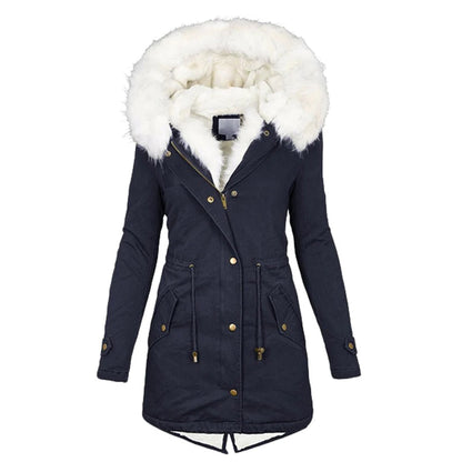 Hermina - Luxueus gevoerde winterjas voor dames