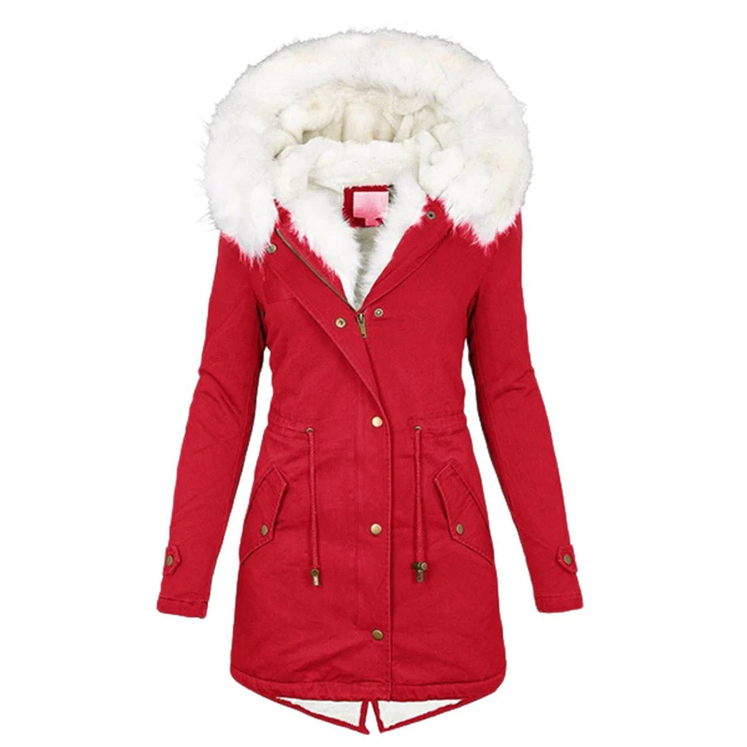 Hermina - Luxueus gevoerde winterjas voor dames