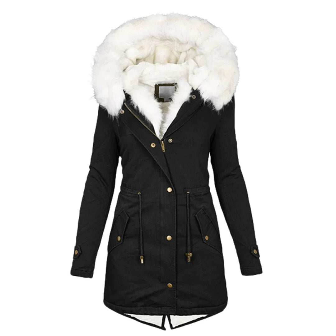 Hermina - Luxueus gevoerde winterjas voor dames