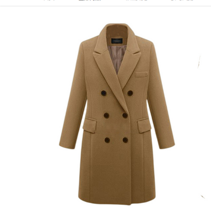 Coleman - Dames Stijlvolle Elegante Jas | Lang