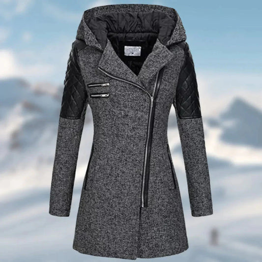 Aila | Lange winterjas met capuchon
