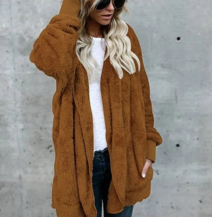 Lovie - Warme oversized Fleece-Jas voor Dames