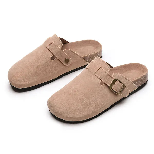 ModeParisienne® Matilda - Dichte Teen Slippers Suède