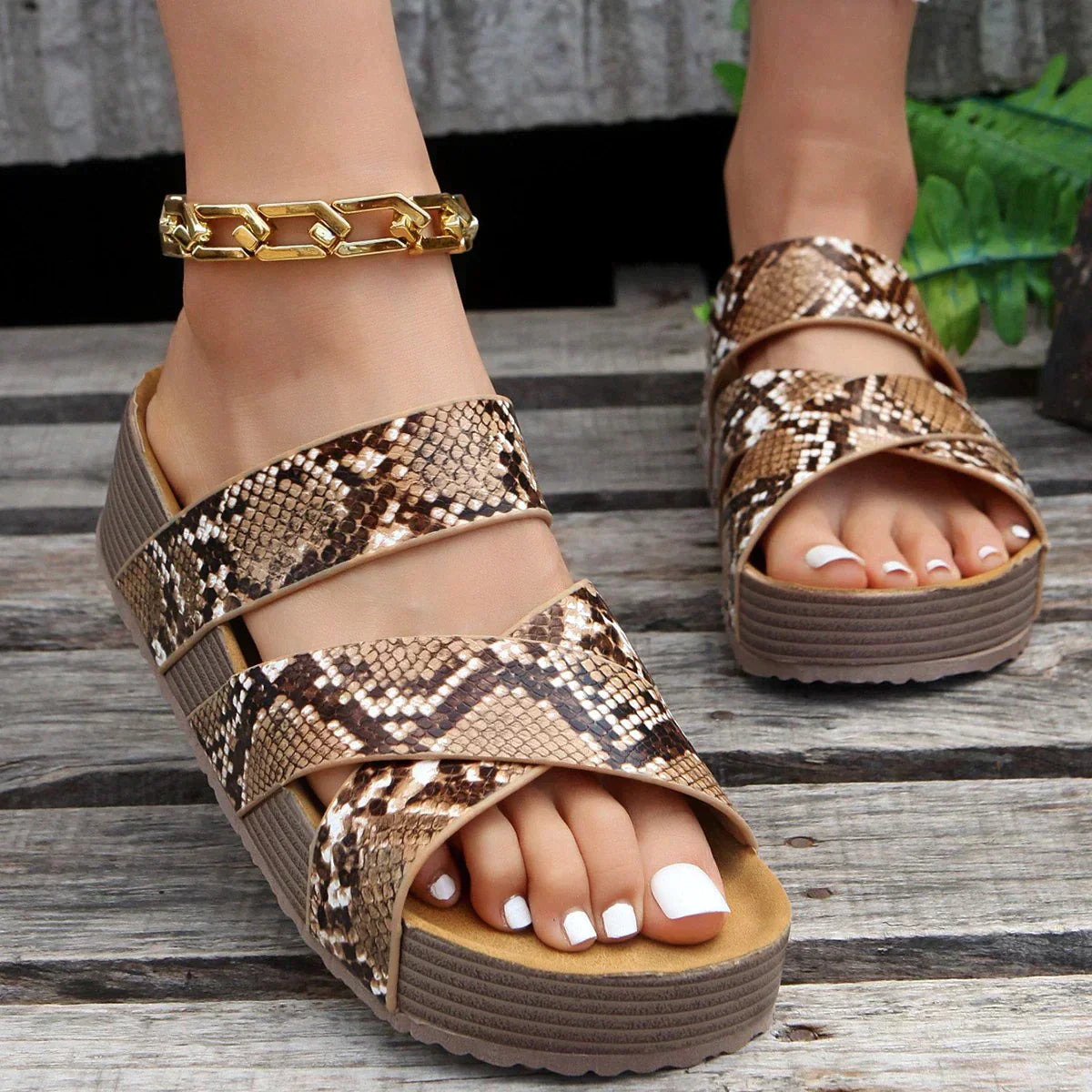 Khloe - orthopedische trendy sandalen