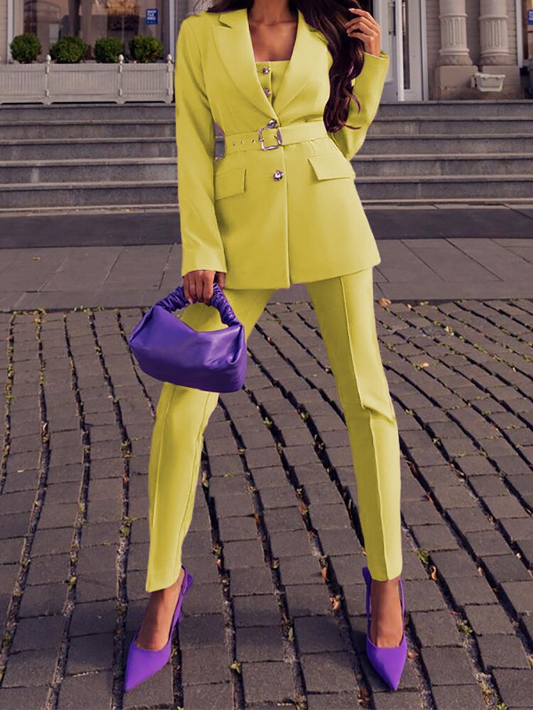 Two piece set suit