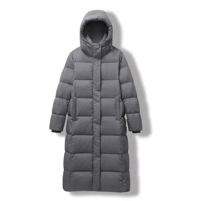 Carman - Lang winter dons parka jack voor dames met capuchon
