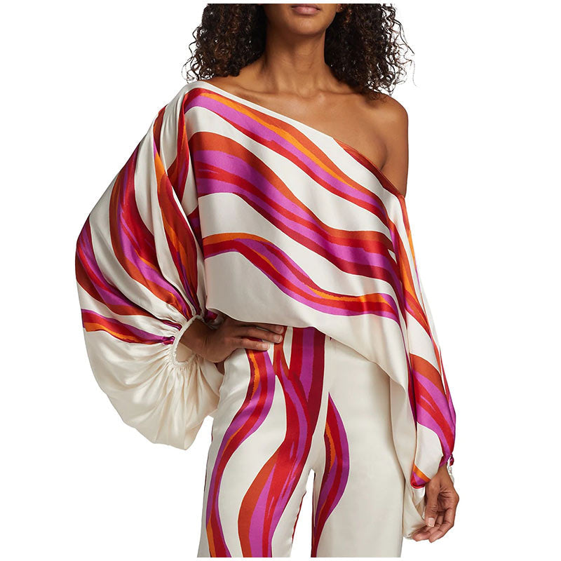 Off-shoulder two piece set