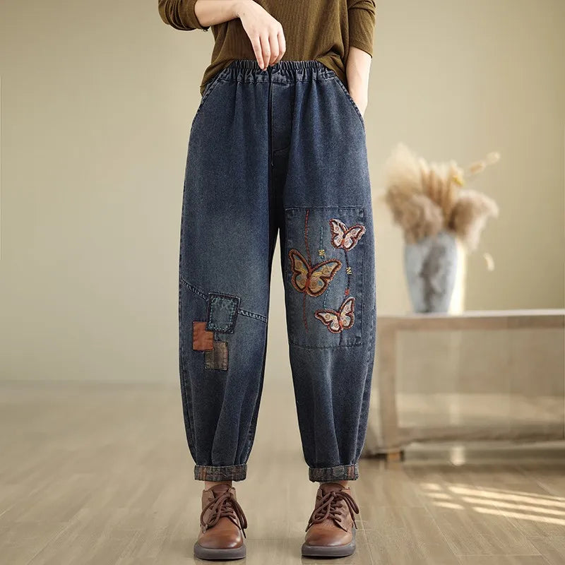 Damesjeans in joggingstijl - Felicity
