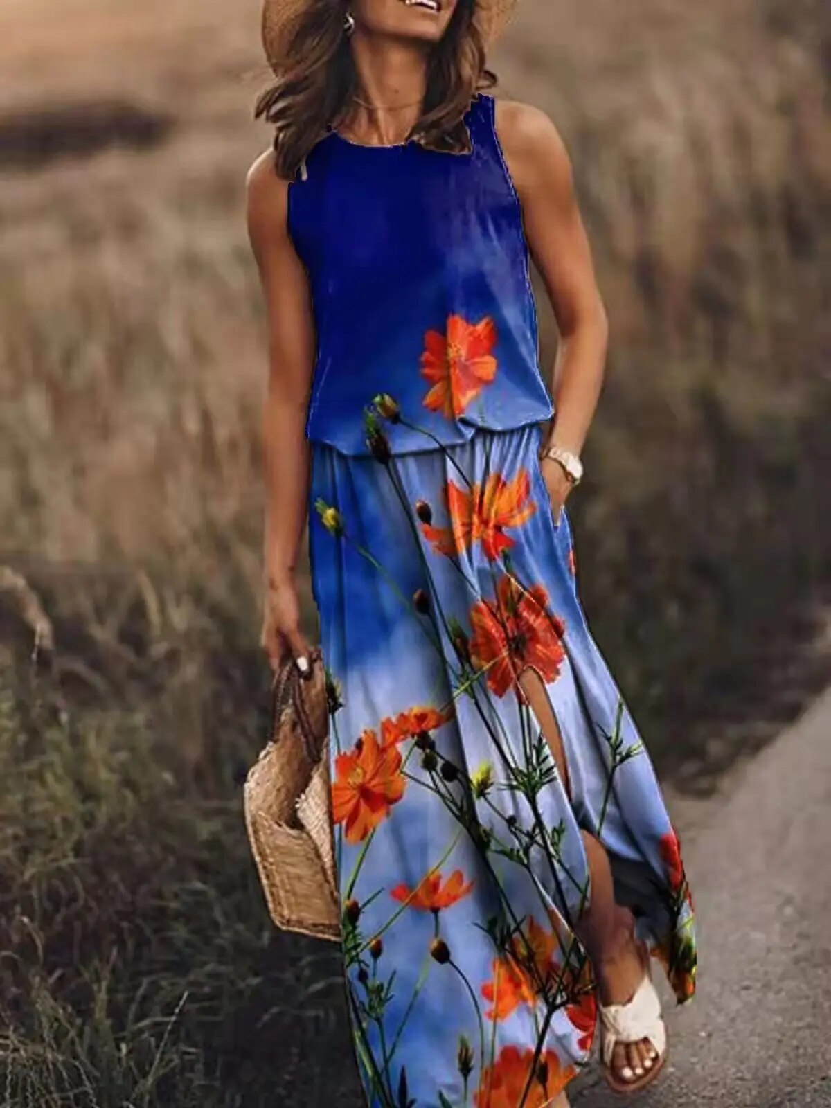 Renee - Zomerse maxi jurk