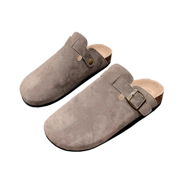 ModeParisienne® Matilda - Dichte Teen Slippers Suède