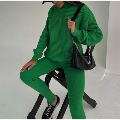 Groene comfy two piece set