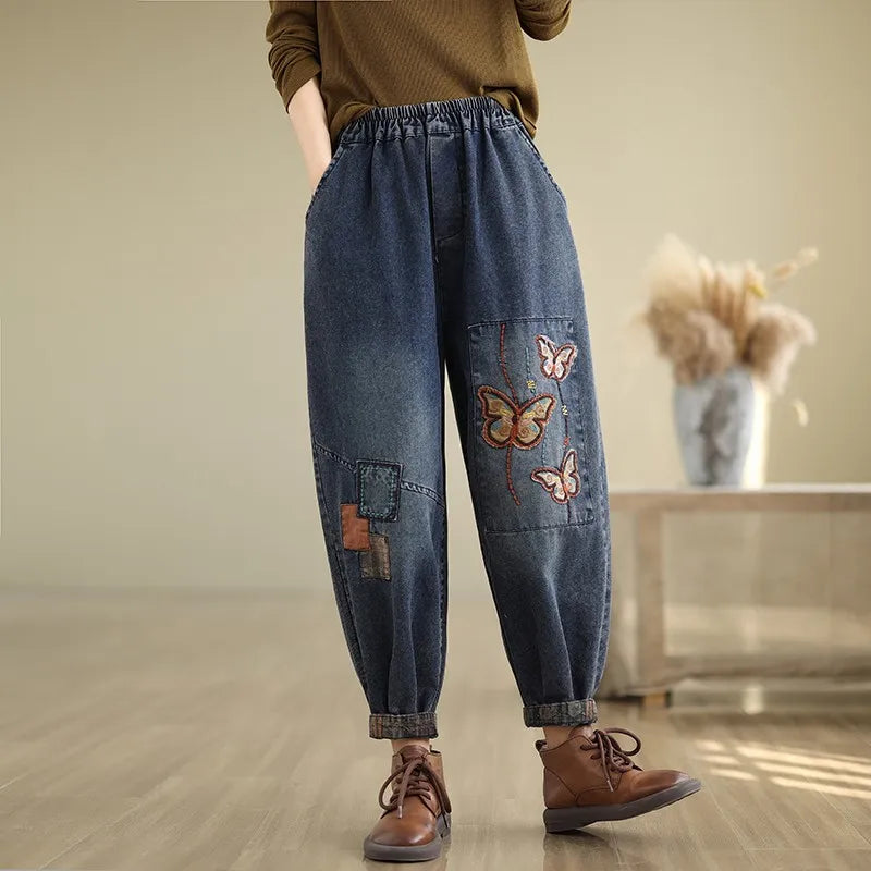 Damesjeans in joggingstijl - Felicity