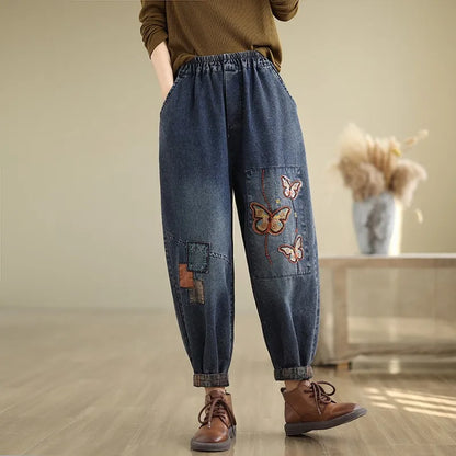 Damesjeans in joggingstijl - Felicity