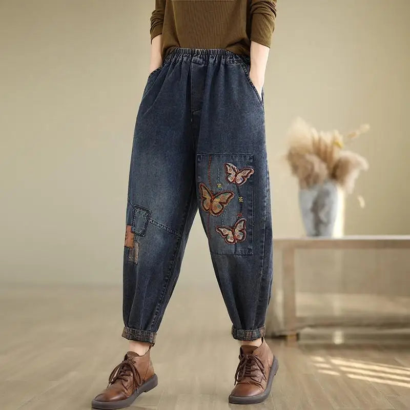 Damesjeans in joggingstijl - Felicity