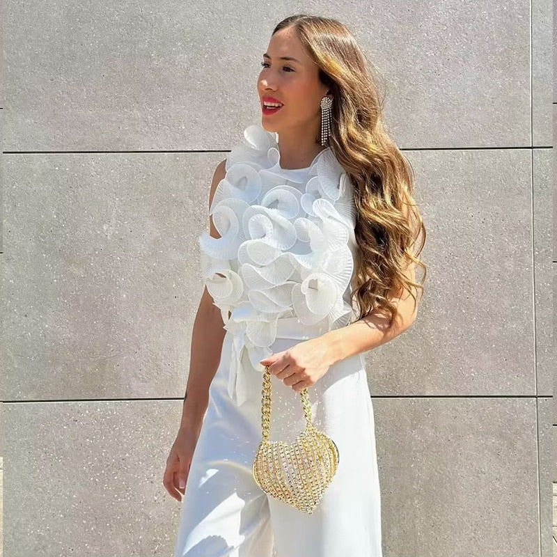 Jumpsuit met volants